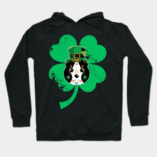 Funny Skull Dog Face St Patrick Day Chow Chow Hoodie